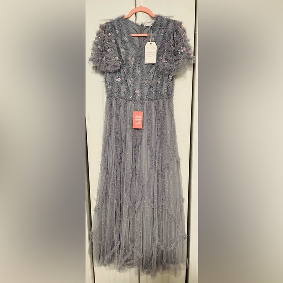 Ivy City Co Diana Dress in Lilac - Medium - NWT - Picture 7 of 9